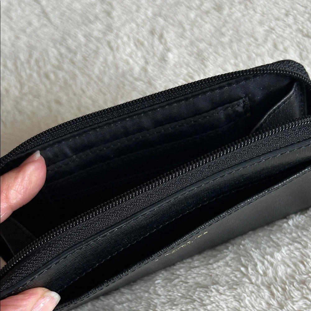 Coach Black Leather Wristlet - Picture 4 of 8